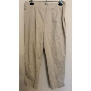 Sag Harbor khaki flat front pants - size 14 petite